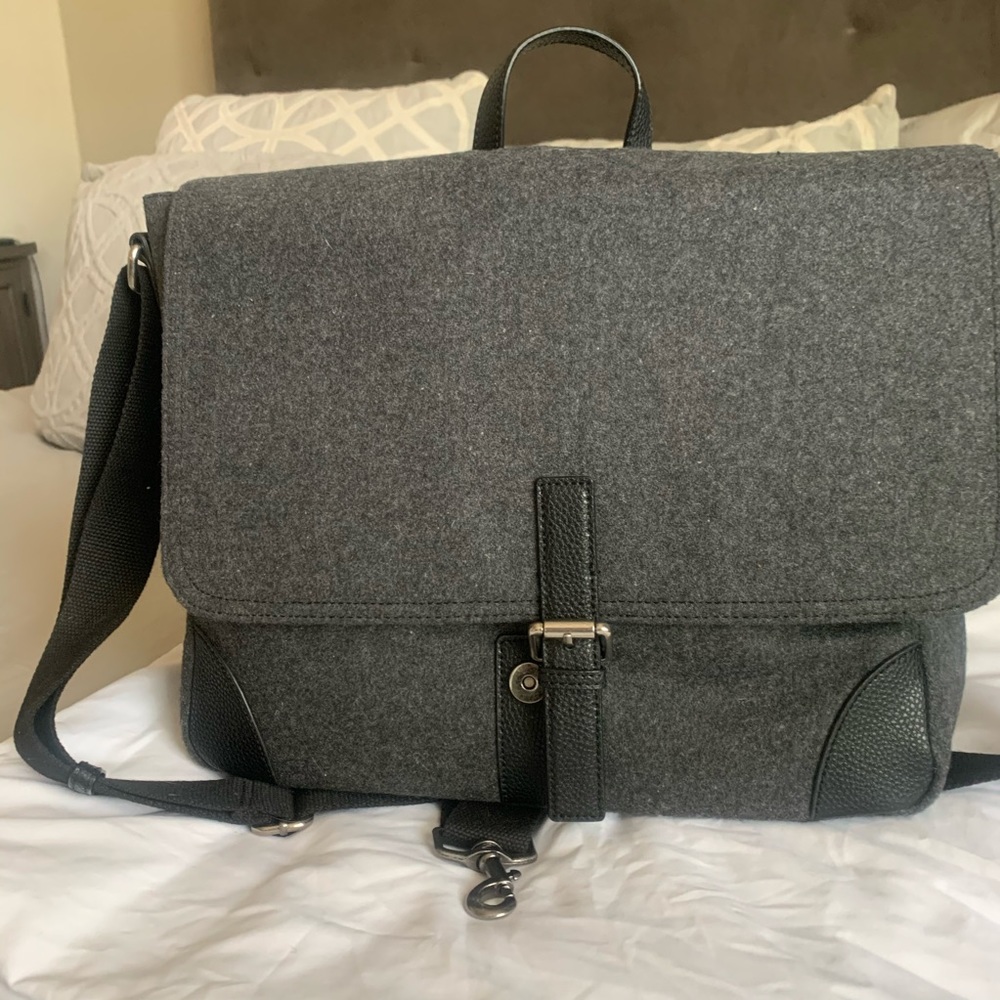 Pottery Barn Twill Laptop Bag Crossbody Backpack